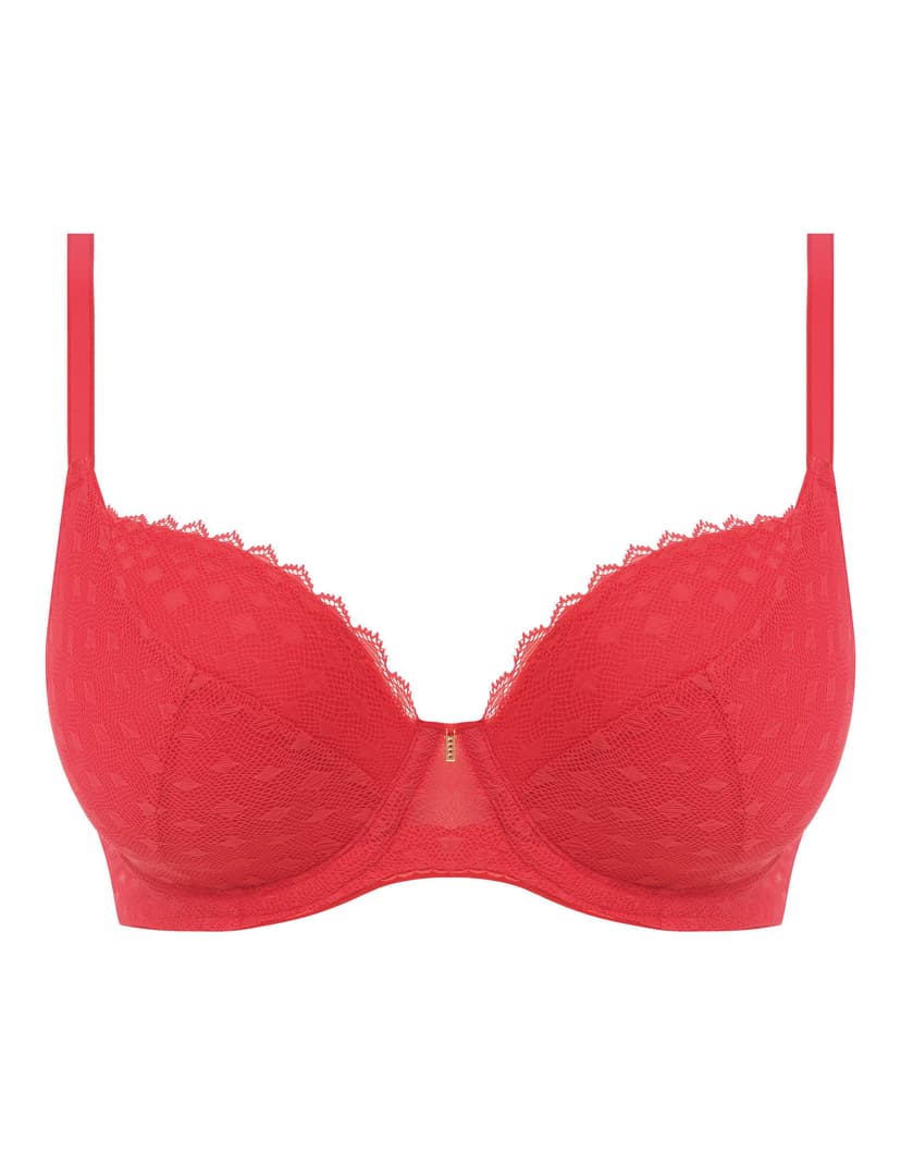 Biustonosz półusztywniany signature plunge Freya czerwony 5