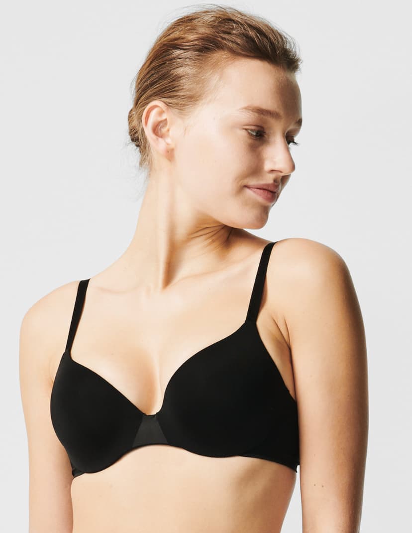 Biustonosz push-up essential Chantelle czarny 2