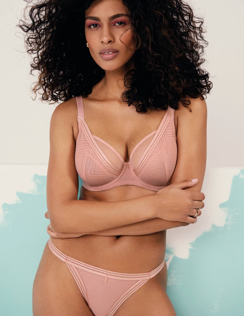 Figi tailored brief Freya różowy 2