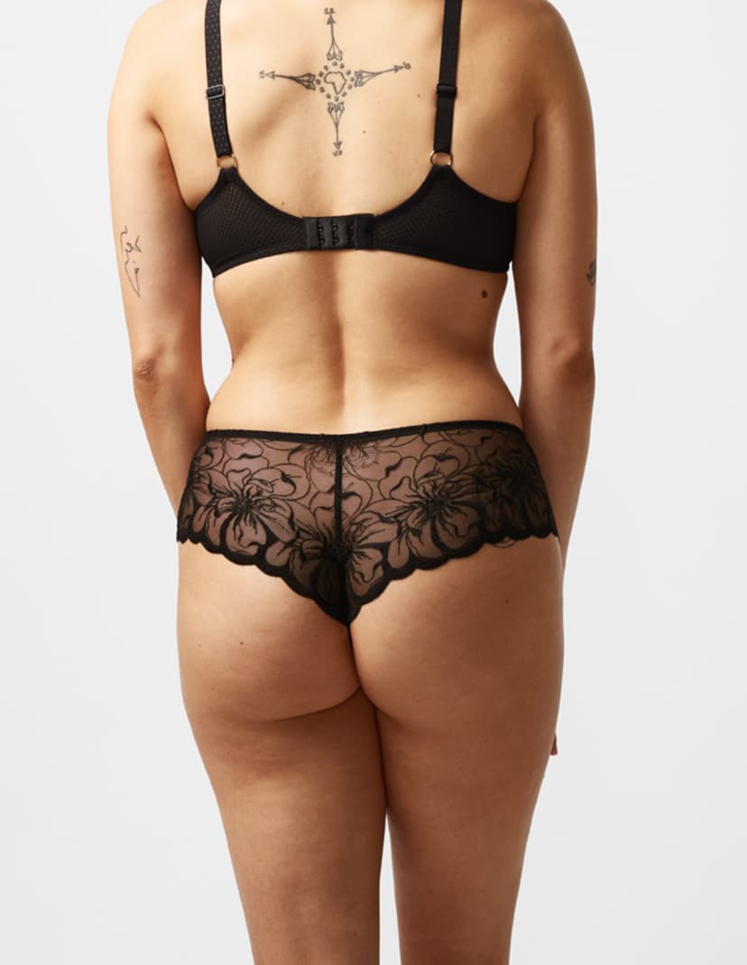 Szorty fleurs Chantelle czarny 4