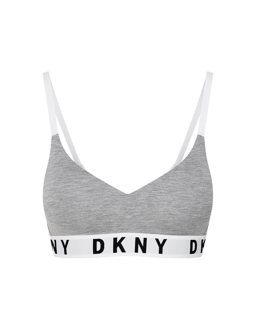 Biustonosz bez fiszbin push up DKNY Grey 1