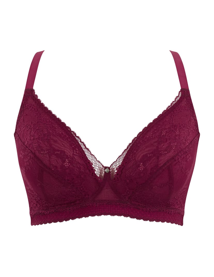 Biustonosz bralette alexis Panache bordowy 6