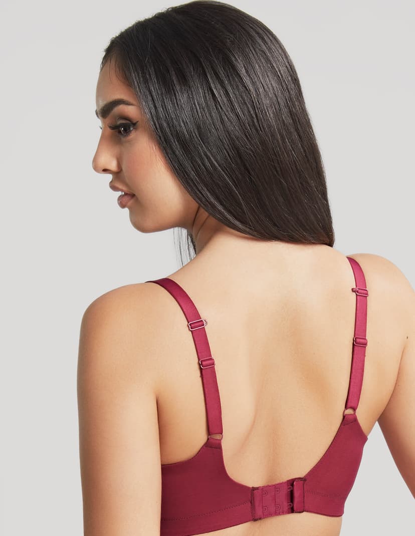 Biustonosz bralette alexis Panache bordowy 2