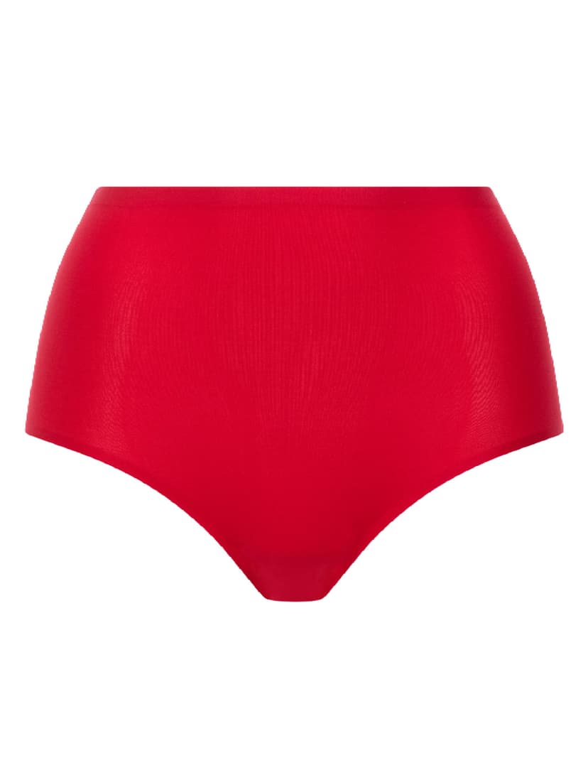 Majtki z wysokim stanem soft stretch Chantelle czerwony 3