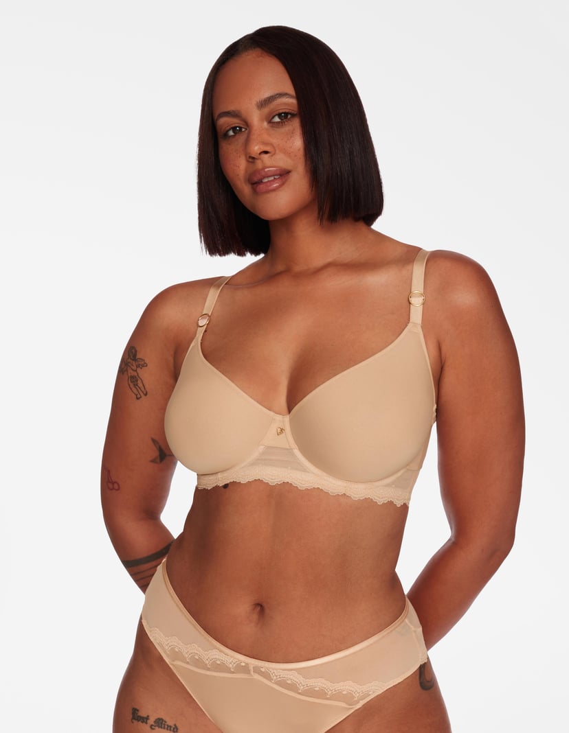 Padded bra Tess gold 1