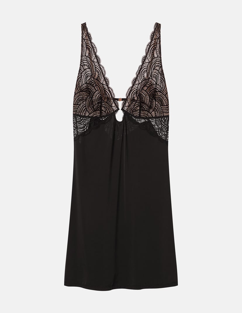 NightDress Brianna black and gold 6