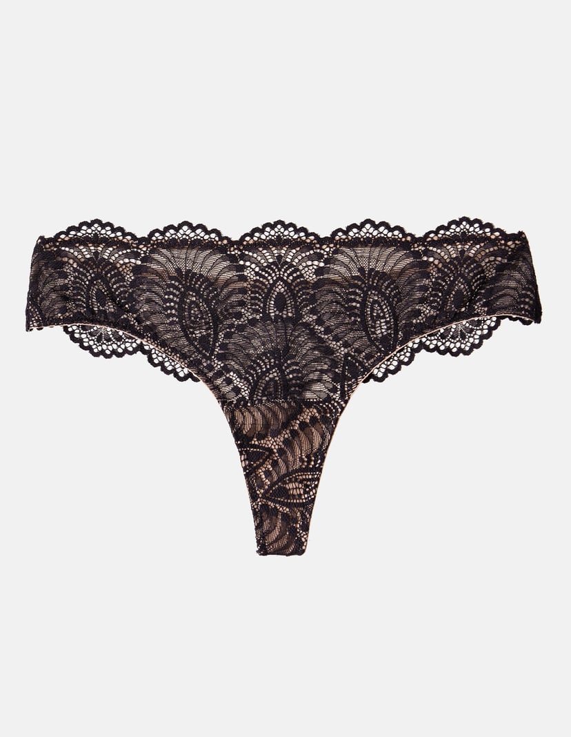 Thongs Toffee Black 6