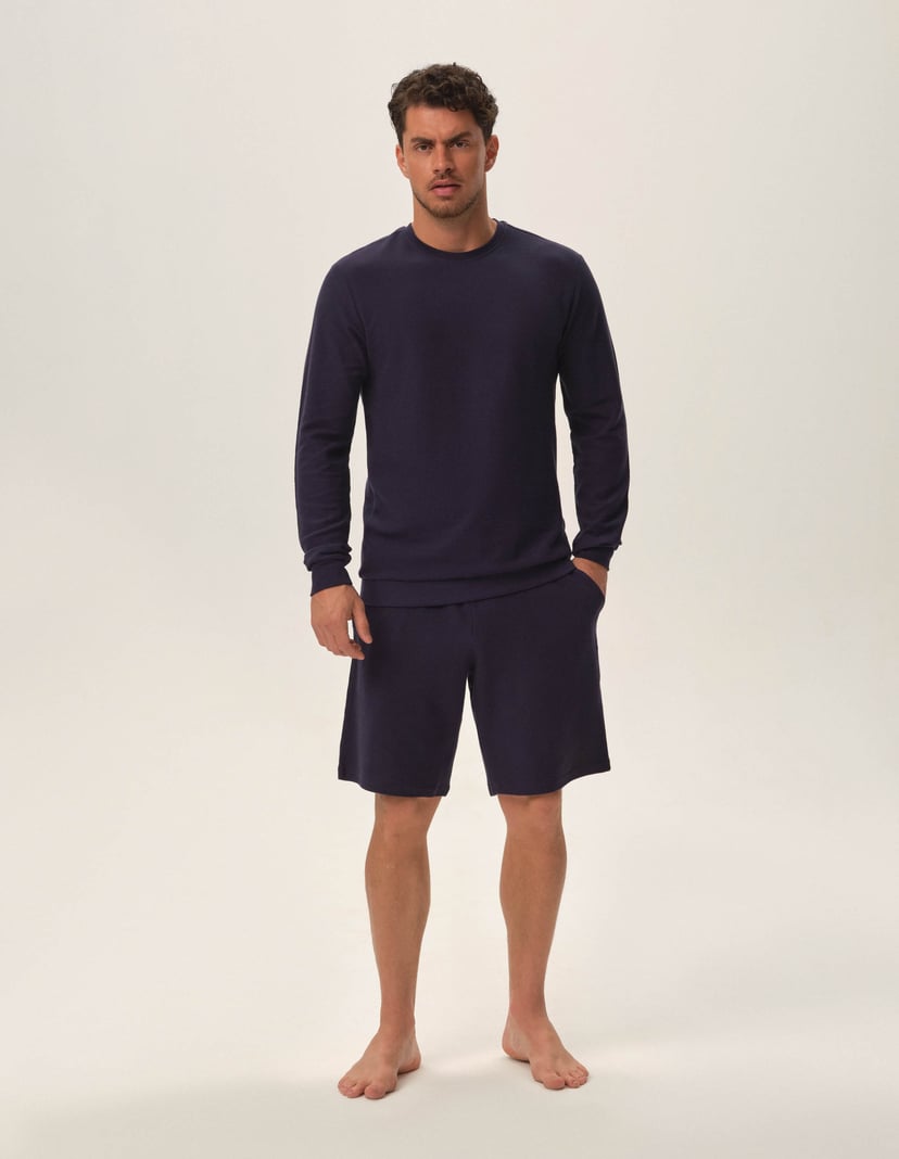 Herren-Set Home Navy-Blau 1