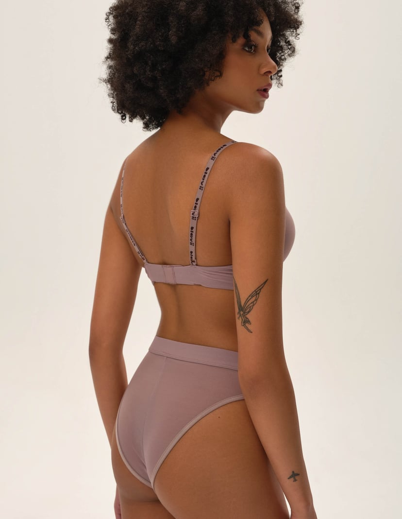 High-waisted panties Bloovii Oui brown 3