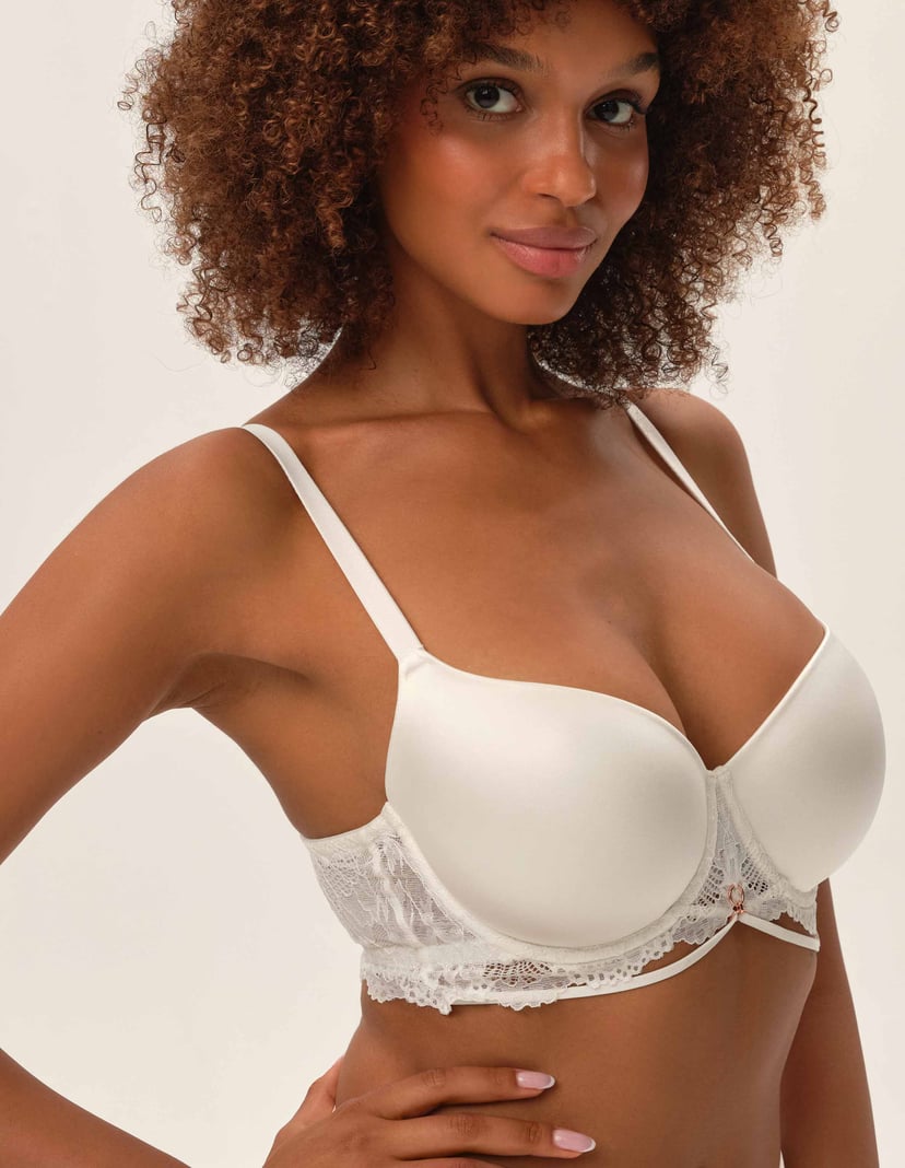 Padded bra Olive cream 3