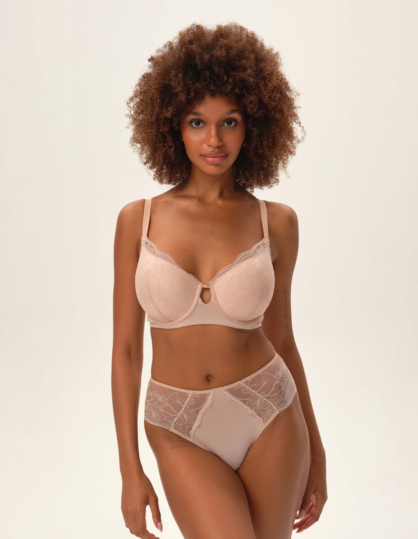 High-waisted panties Talisman Beige 1