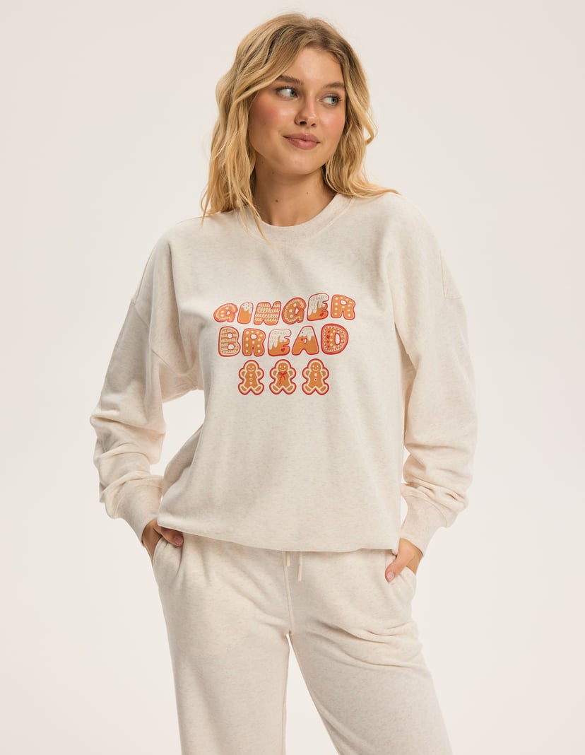 Sweatshirt Bloovii Cinnamon Ecru 3