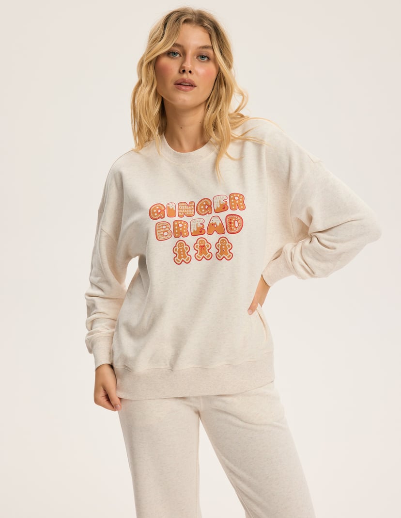 Sweatshirt Bloovii Cinnamon Ecru 5