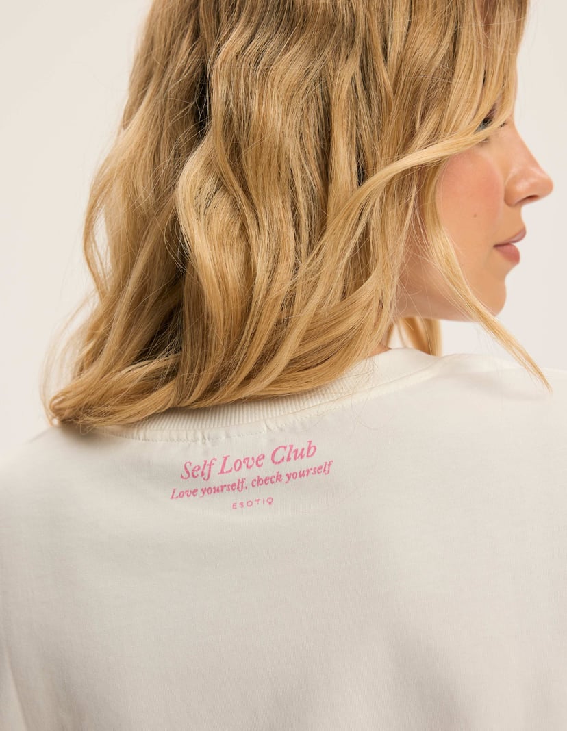 T-shirt Pink Bloom cream 3