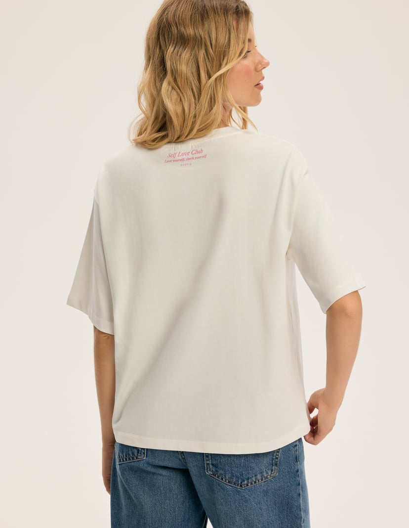 T-shirt Pink Bloom cream 4