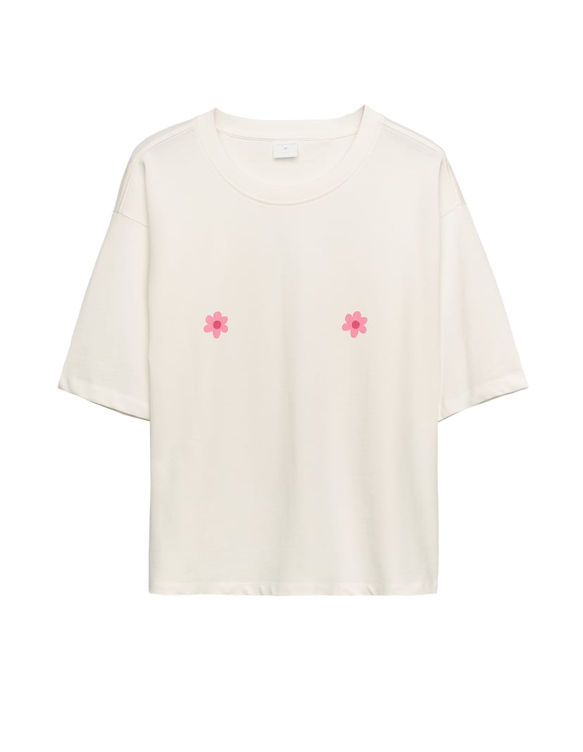 T-shirt Pink Bloom cream 8