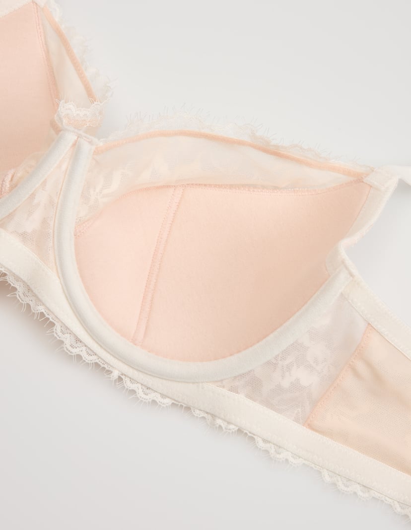 Semi-padded bra Cloe cream 5
