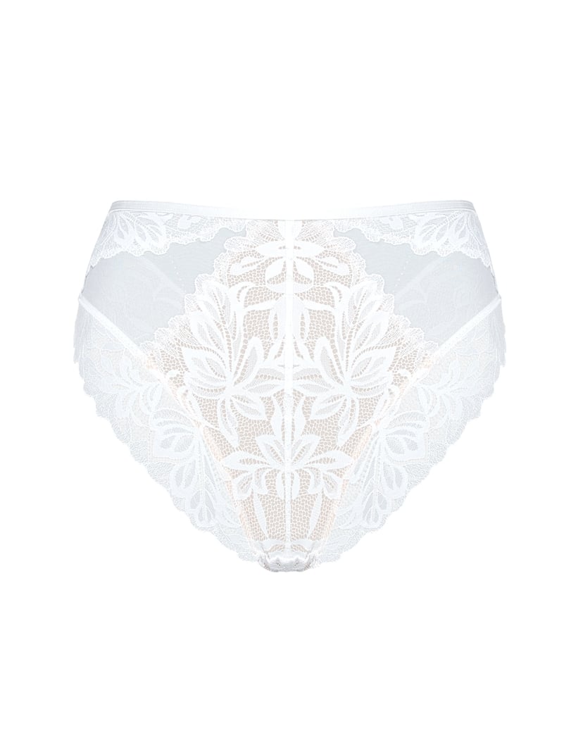 High-waisted panties Gloria cream 8