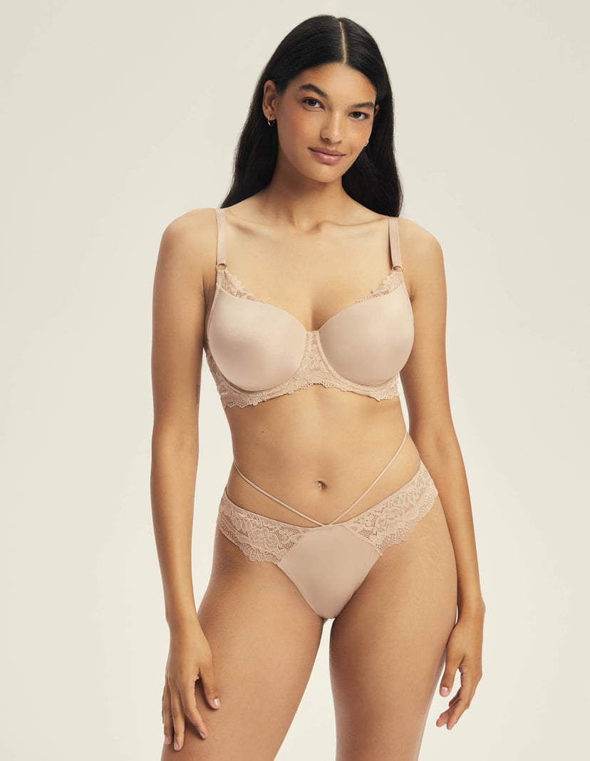Padded bra Notty brown 4