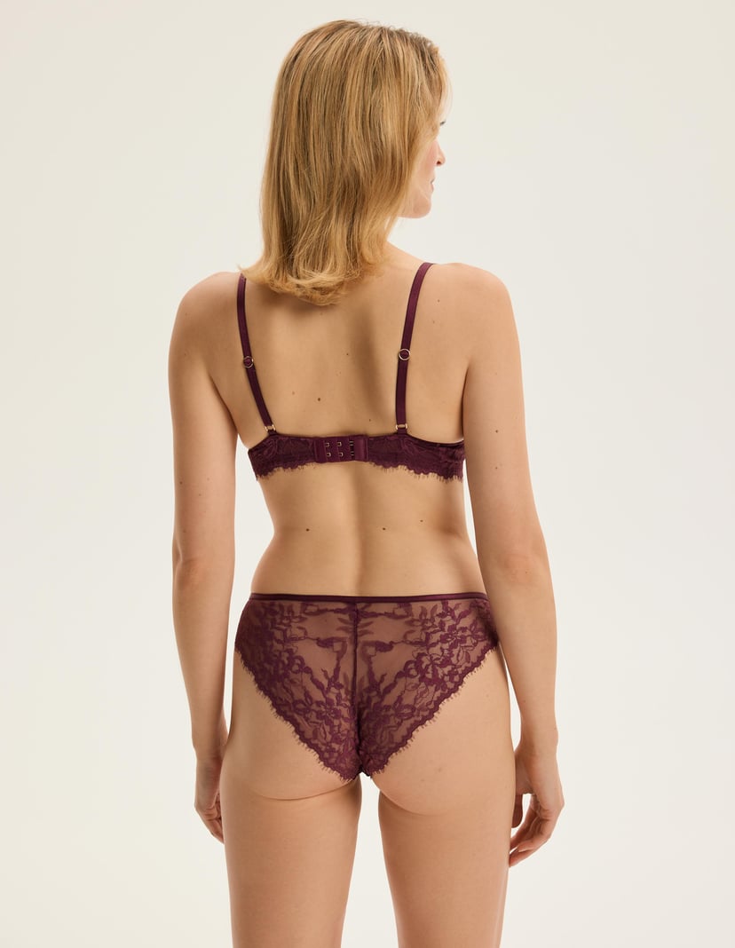 Push-up bra Cloe maroon 7