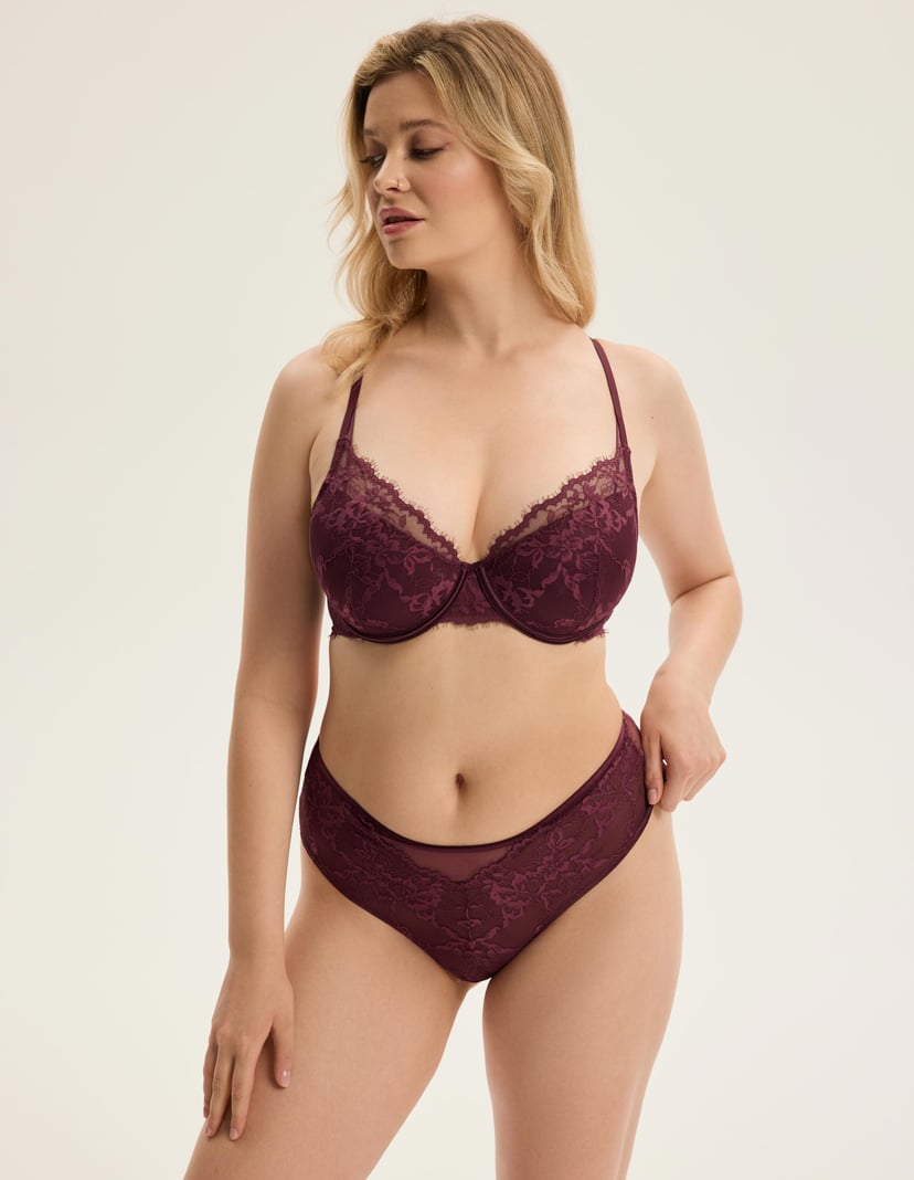 High-waisted panties Cloe Violet 1