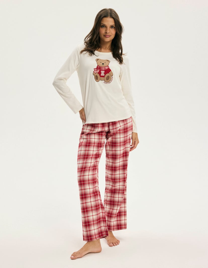 Pyjamas Chrismis cream 1
