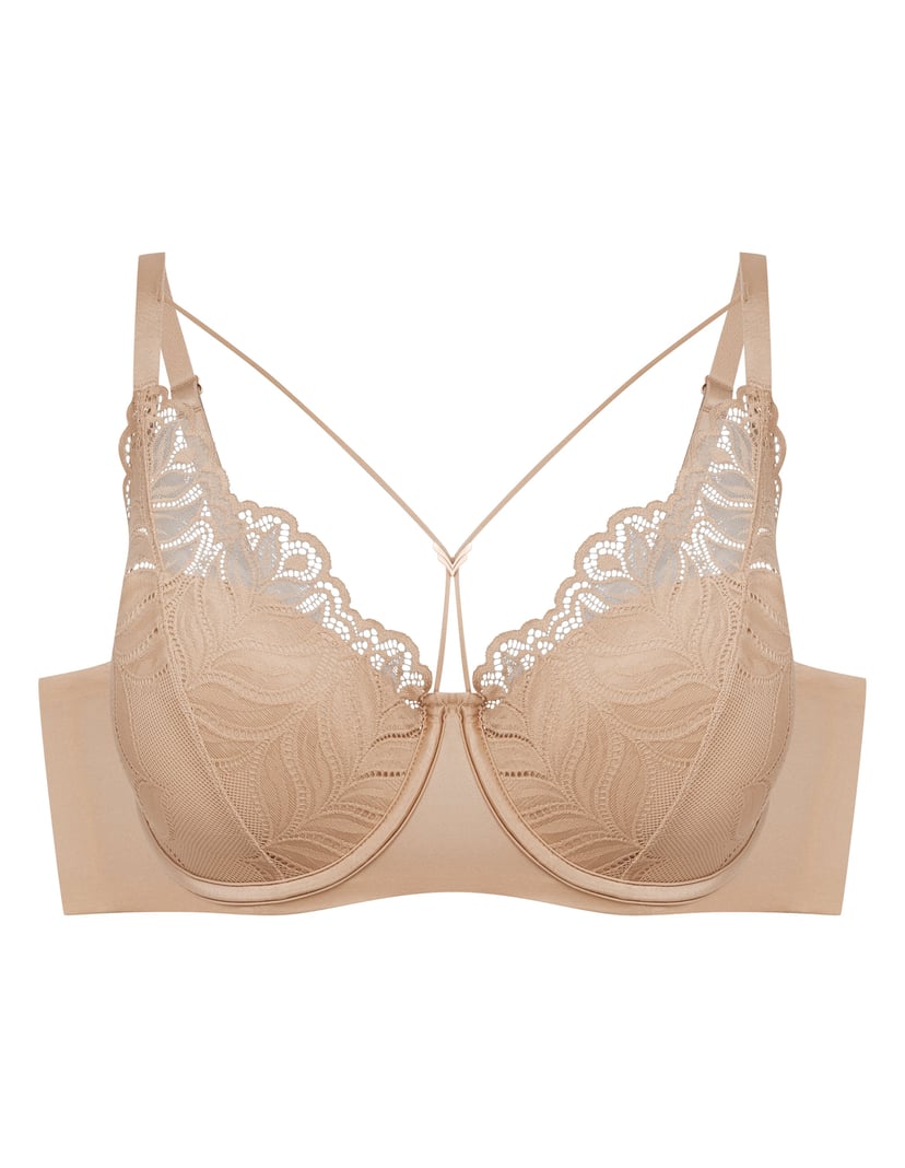 Padded bra Korin brown 7