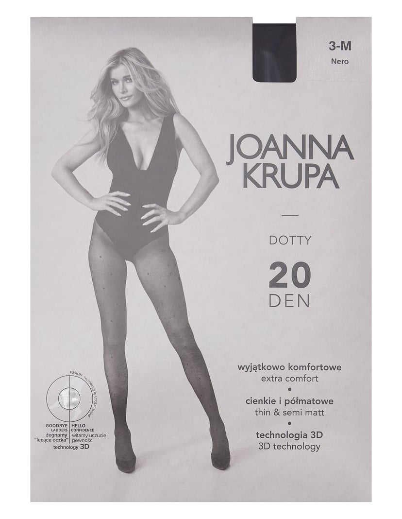 Tights Joanna Krupa Dotty 20 DEN Black 8