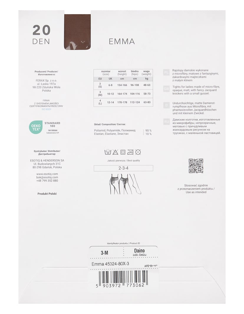 Tights Joanna Krupa Emma 20 DEN Beige 3
