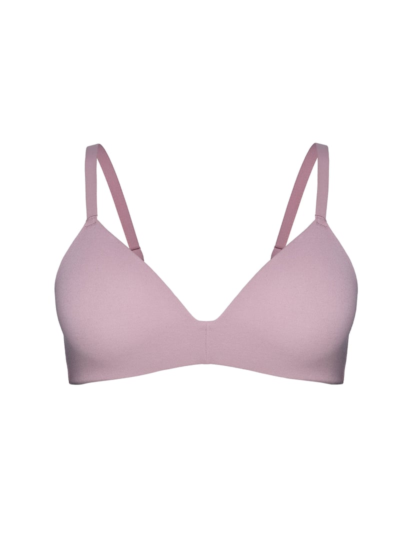 Cozy Pink Wireless Bra with Cross Straps pink 7