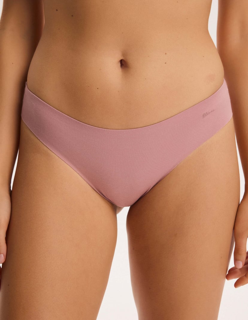 Cozy Cotton and Laser-Cut Briefs pink 2
