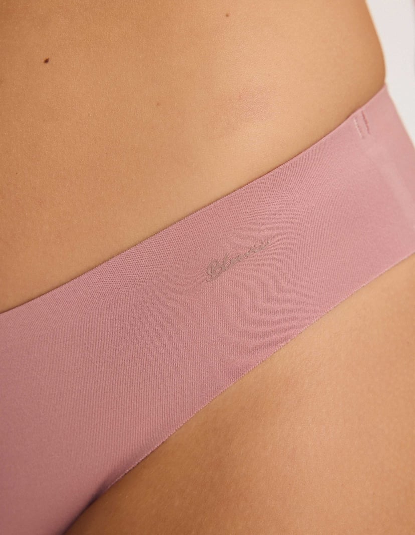 Cozy Cotton and Laser-Cut Briefs pink 3