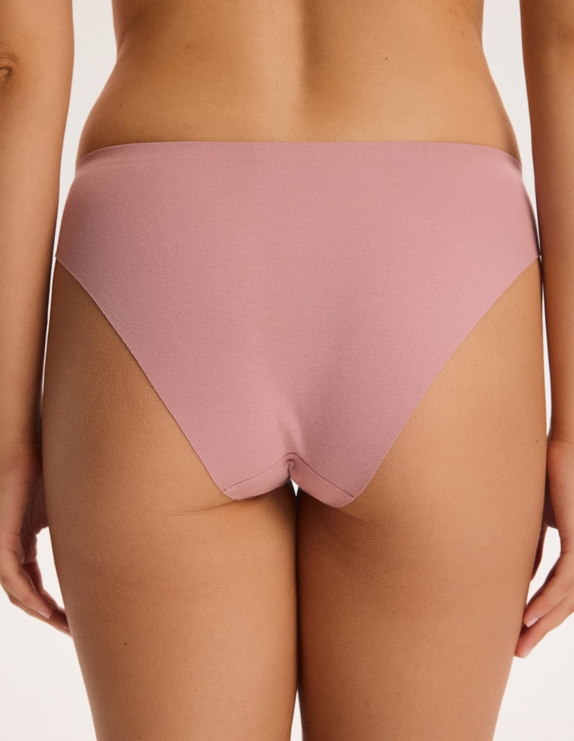 Cozy Cotton and Laser-Cut Briefs pink 4