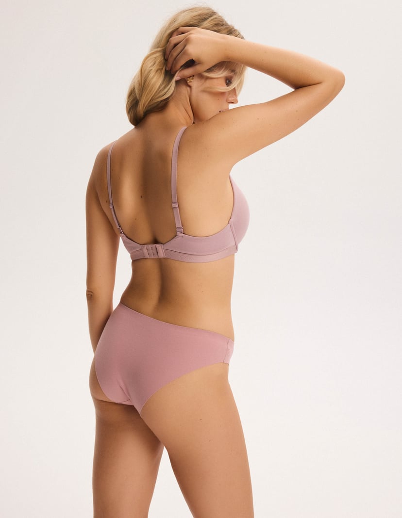 Cozy Cotton and Laser-Cut Briefs pink 5