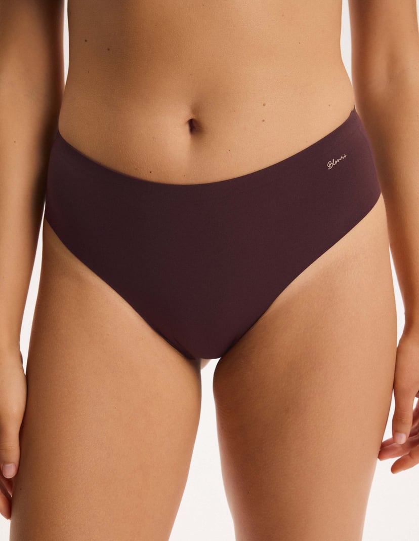 Seamless Brown Nude Briefs Under Clothing brown 2