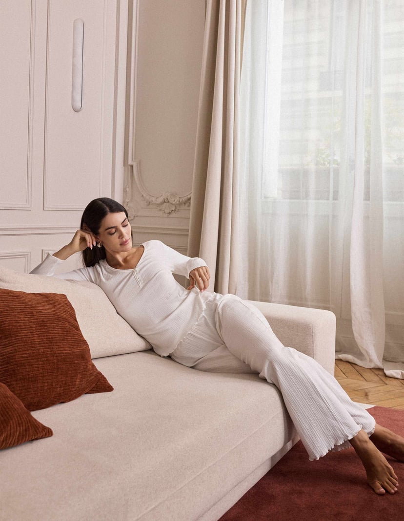 Long Pajamas DAY&NIGHT with Modal and Cotton cream 2