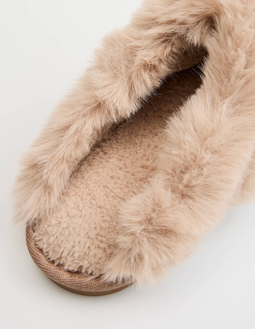 MAVEN Slip-On Slippers with Fur Multi 2