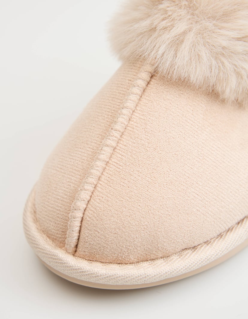 Maven Slip-On Slippers with Fur Multi 2