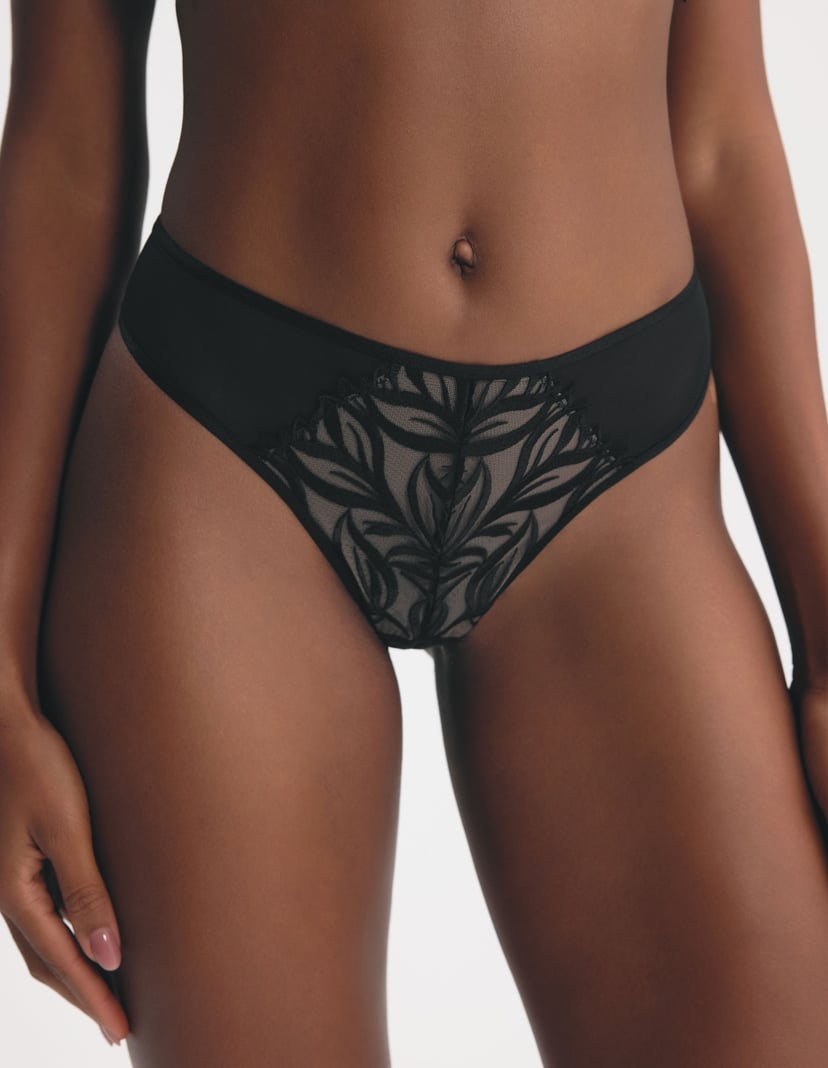 MAGIC Briefs with Rich Floral Embroidery Black 3