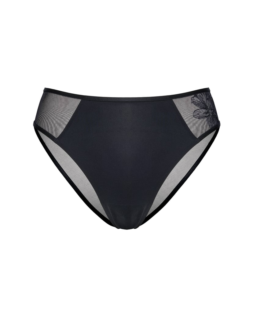 MILKYWAY Briefs with Embroidered Detail Black 8
