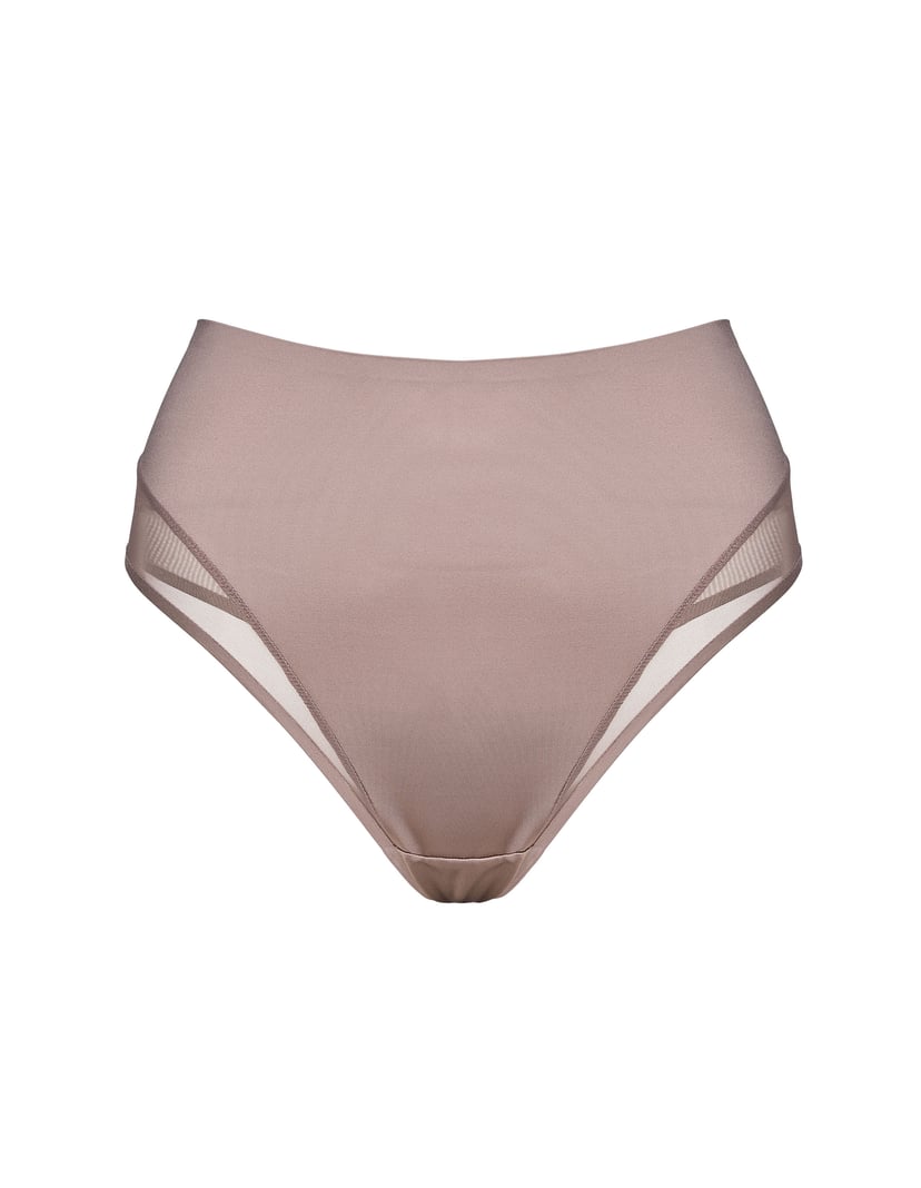 SEDUCE Burgundy Thongs with Laser-Cut Edges brown 6