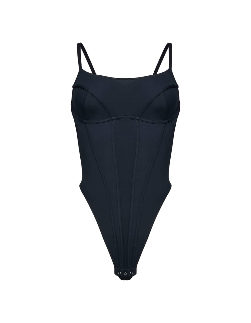 Body SLAY Black with Soft Cups on Underwires Black 9