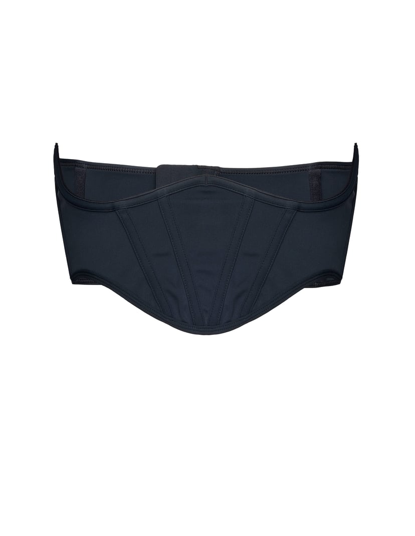 Corset SLAY Black with Boning Black 7
