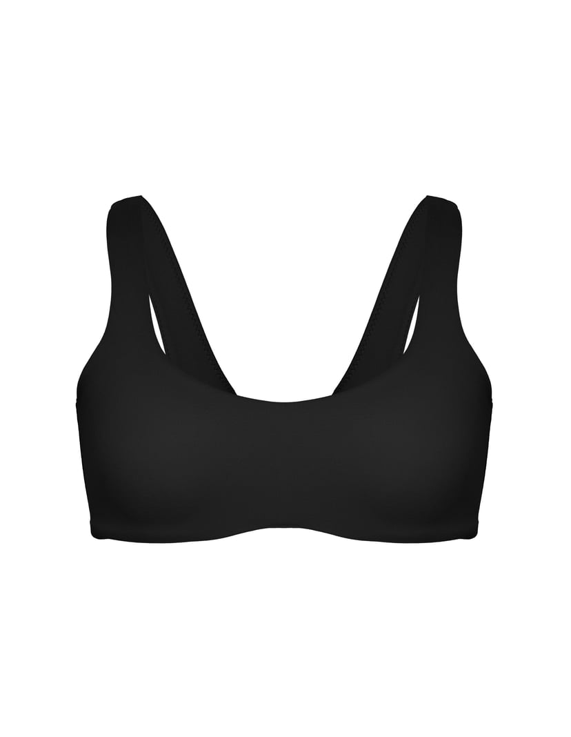 Signature Black Bra Top Without Underwire Under T-Shirt Black 8
