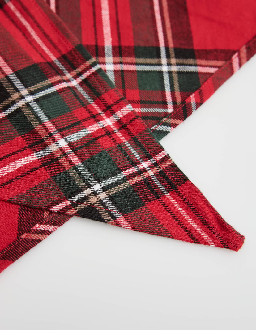 Pet Scarf SCARLETTE in Cotton Flannel Red 5