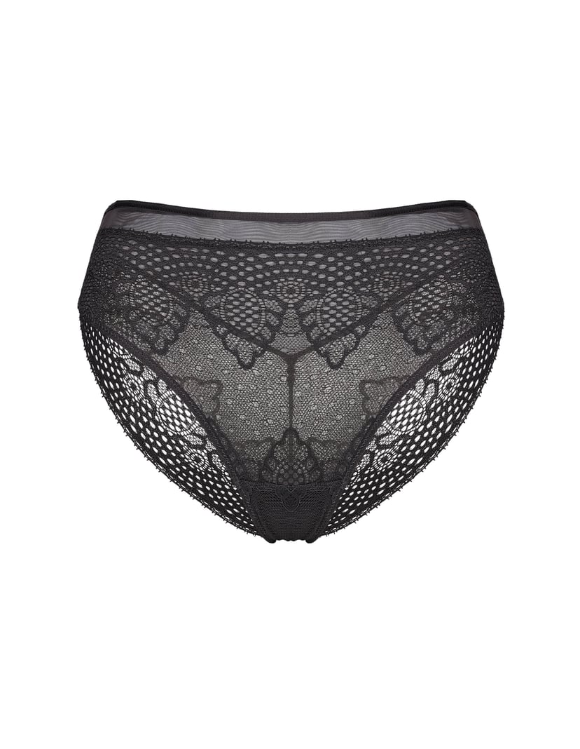 High-Waisted SYBILLA Briefs with Decorative Finish brown 5