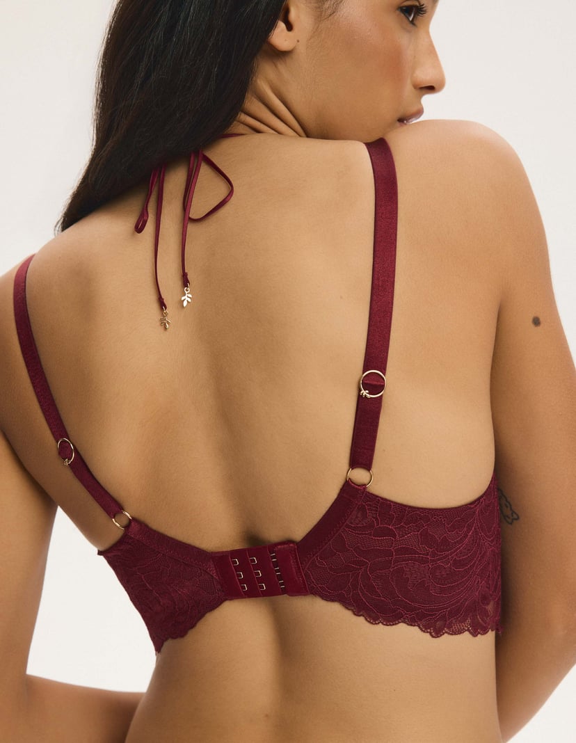 Padded Bra MISTLETOE Shaping Larger Bust Red 4