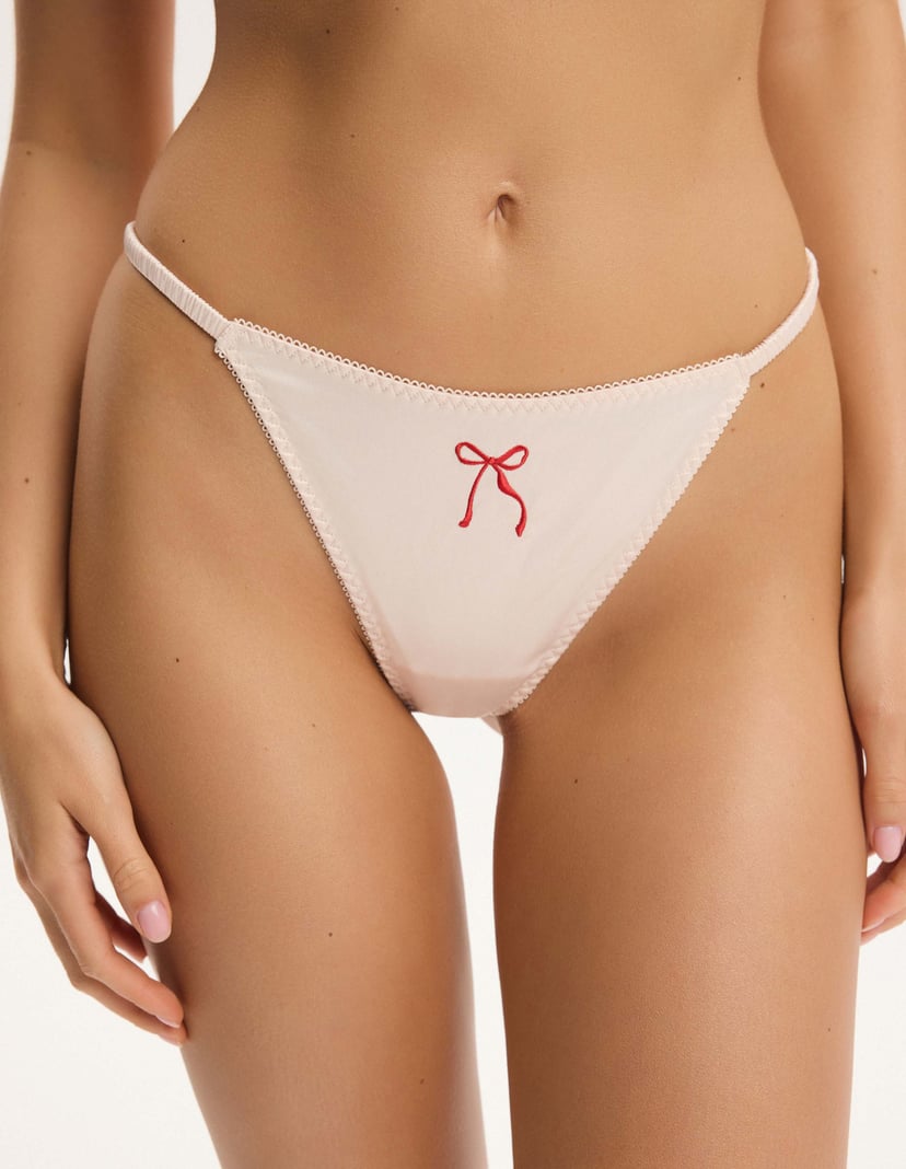 Satin Thongs MELT in Gift Bauble pink 3