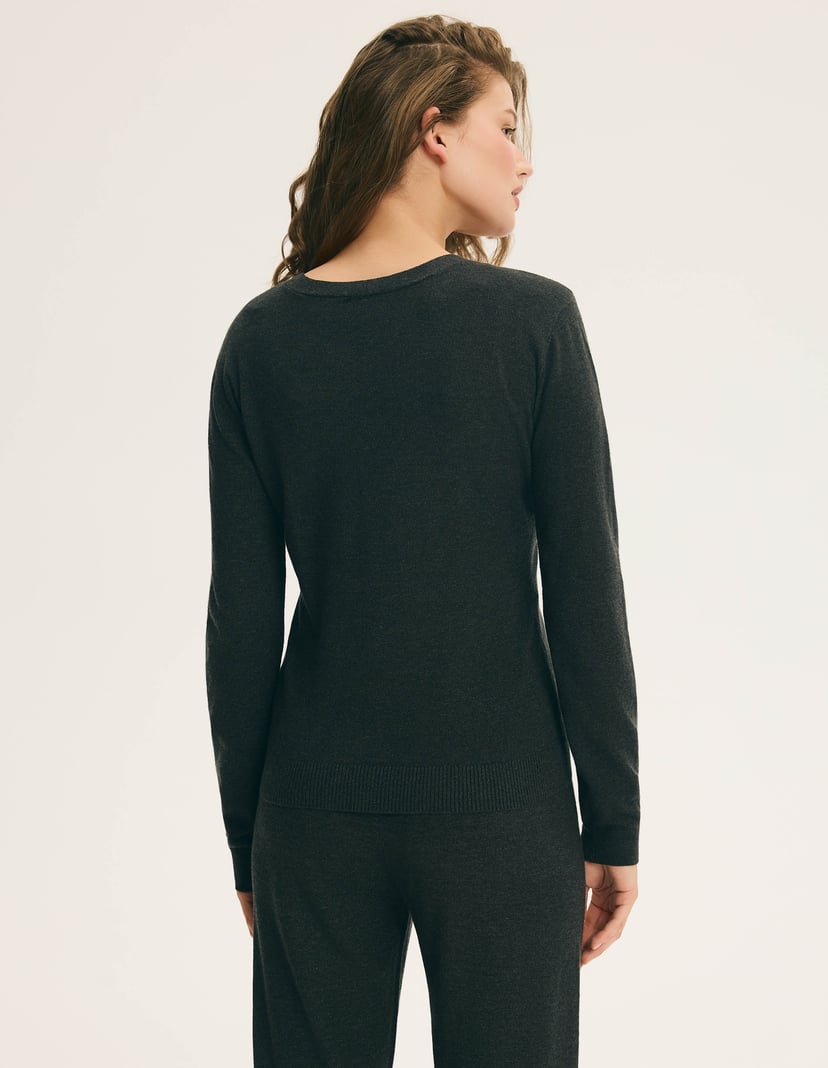 Three-Piece MISTY Set in Soft Viscose Knit Grey 9