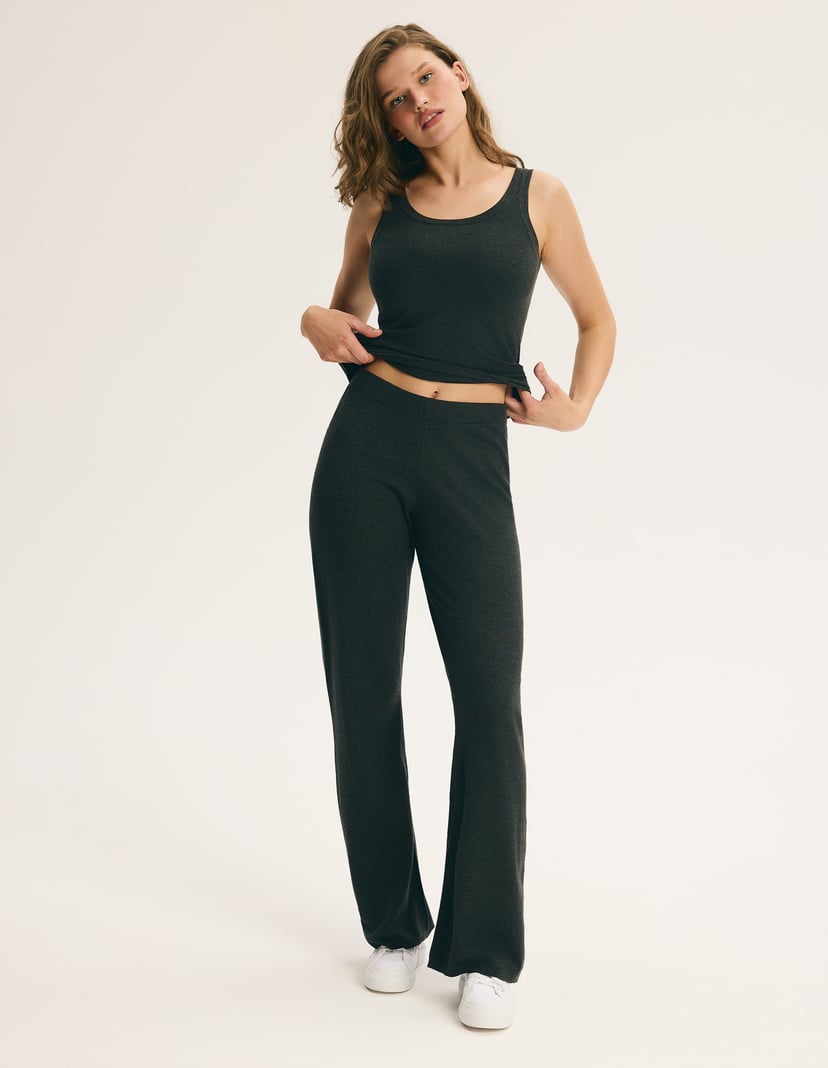 Three-Piece MISTY Set in Soft Viscose Knit Grey 11